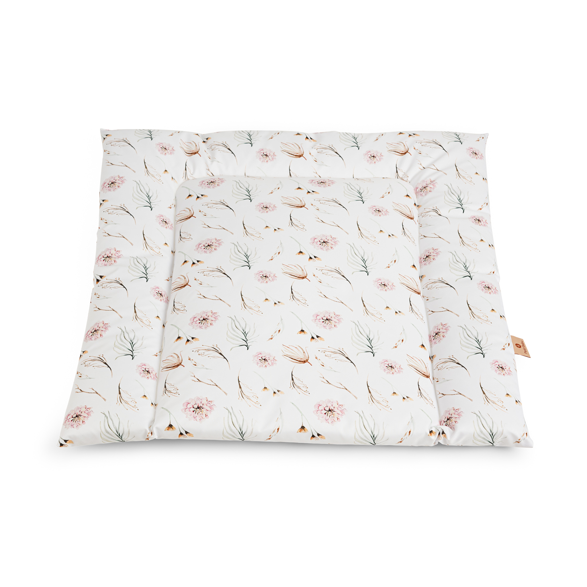 Wickelauflage abwaschbar  - Rosa Blumen