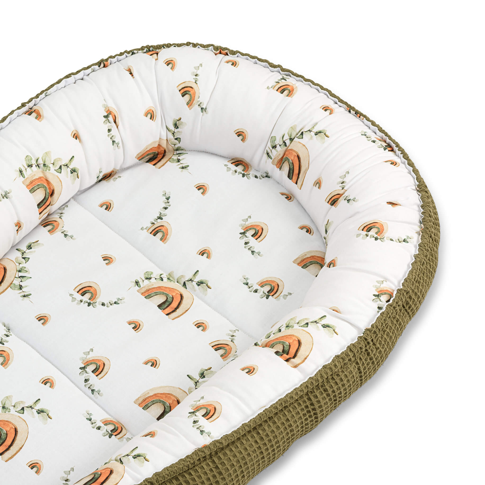 Grünes Babynest - Regenbogen