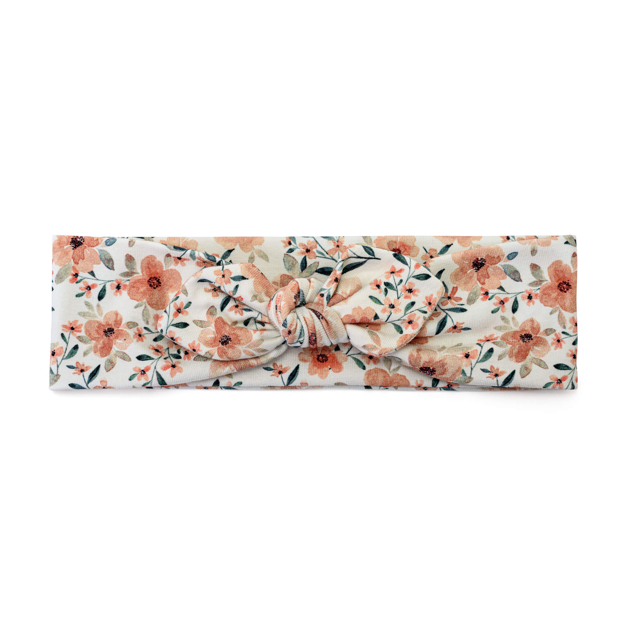 Stirnband mit Schleife - Frühlingsblumen