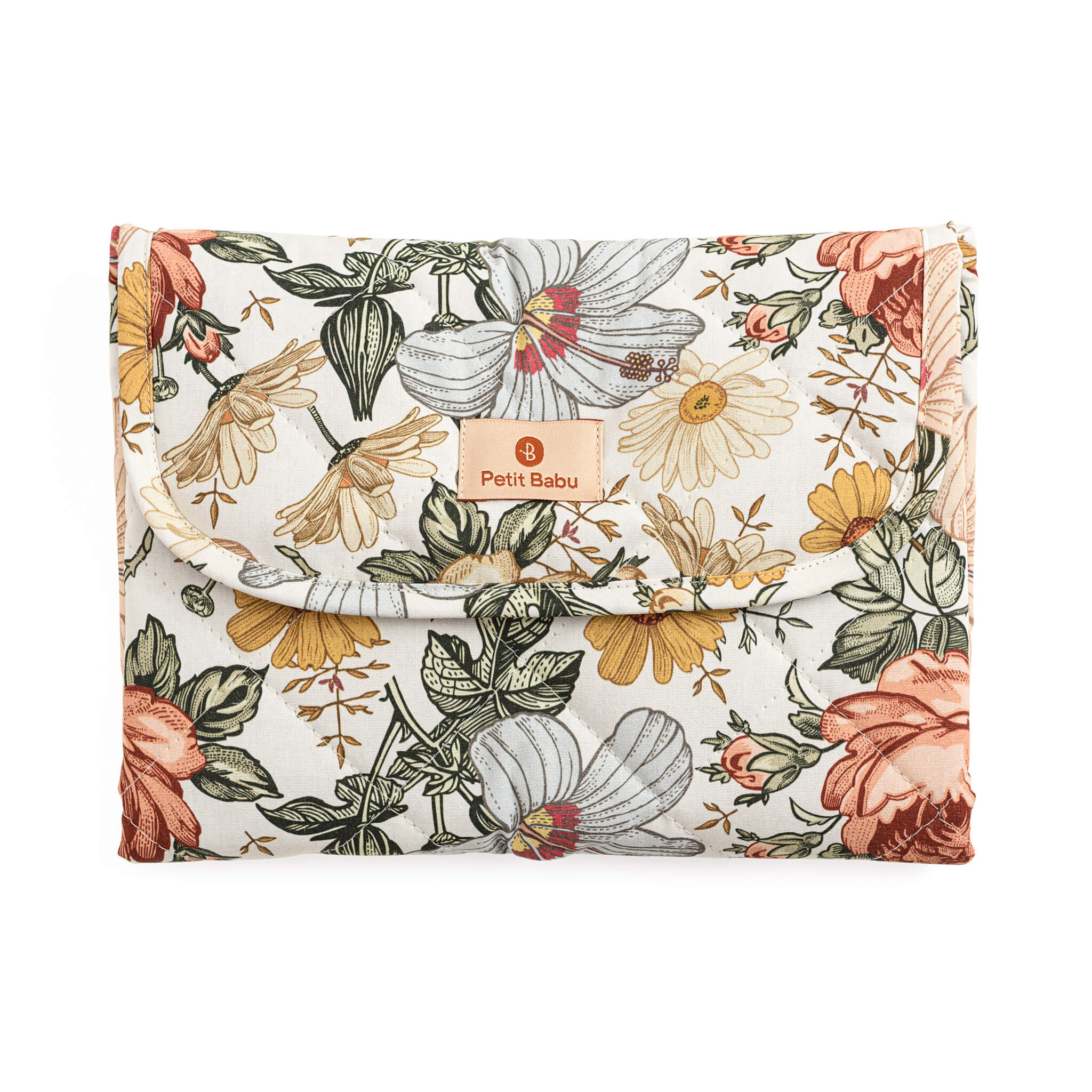 Reise Wickelunterlage - Vintage Blumen