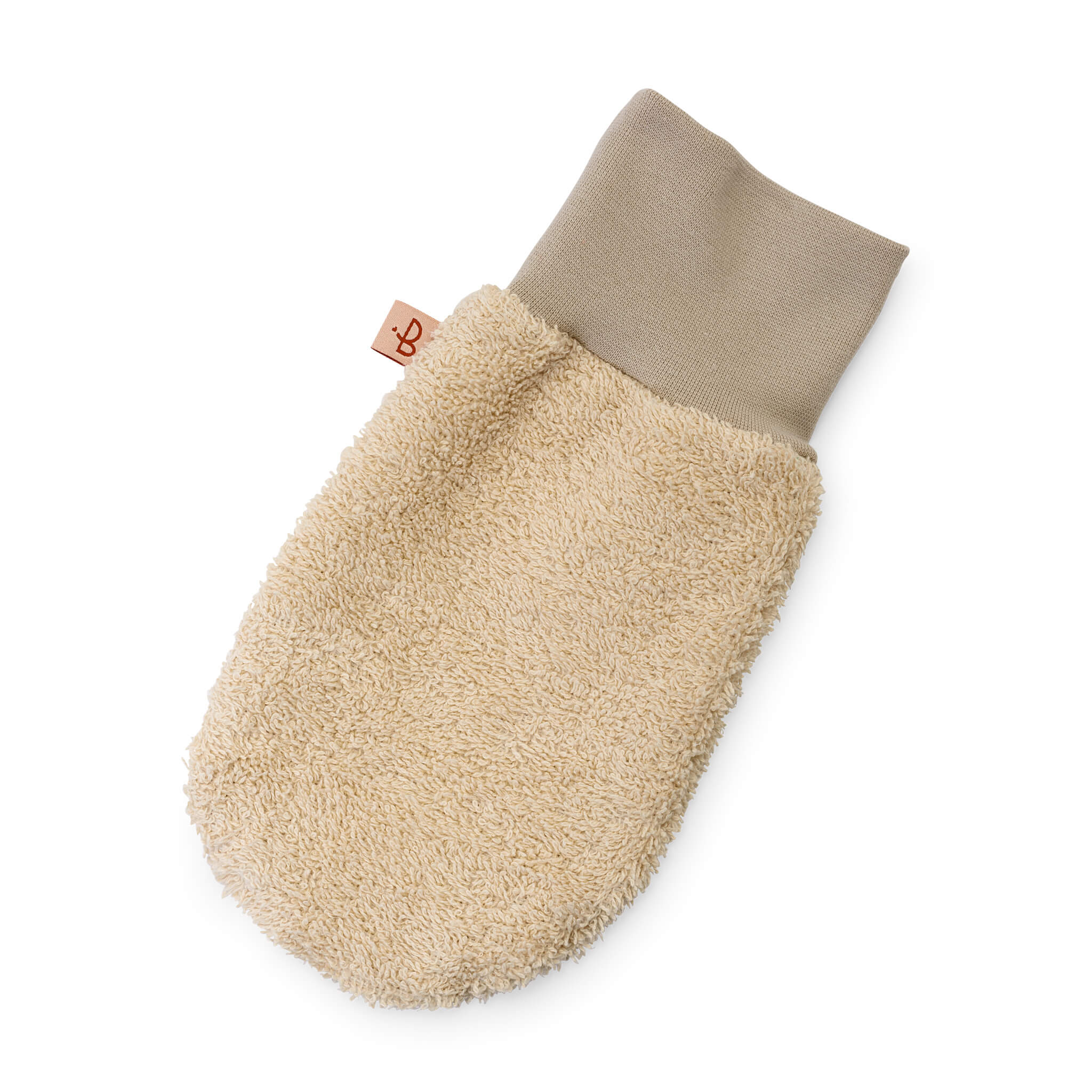Waschhandschuh beige