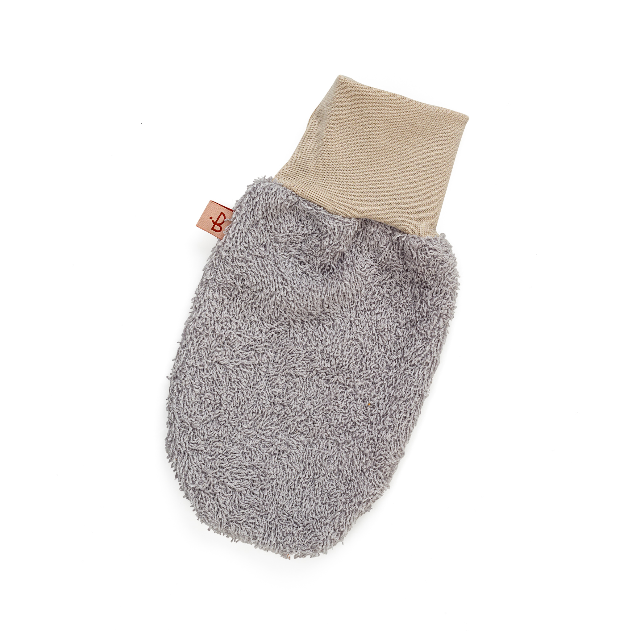 Waschhandschuh -grau
