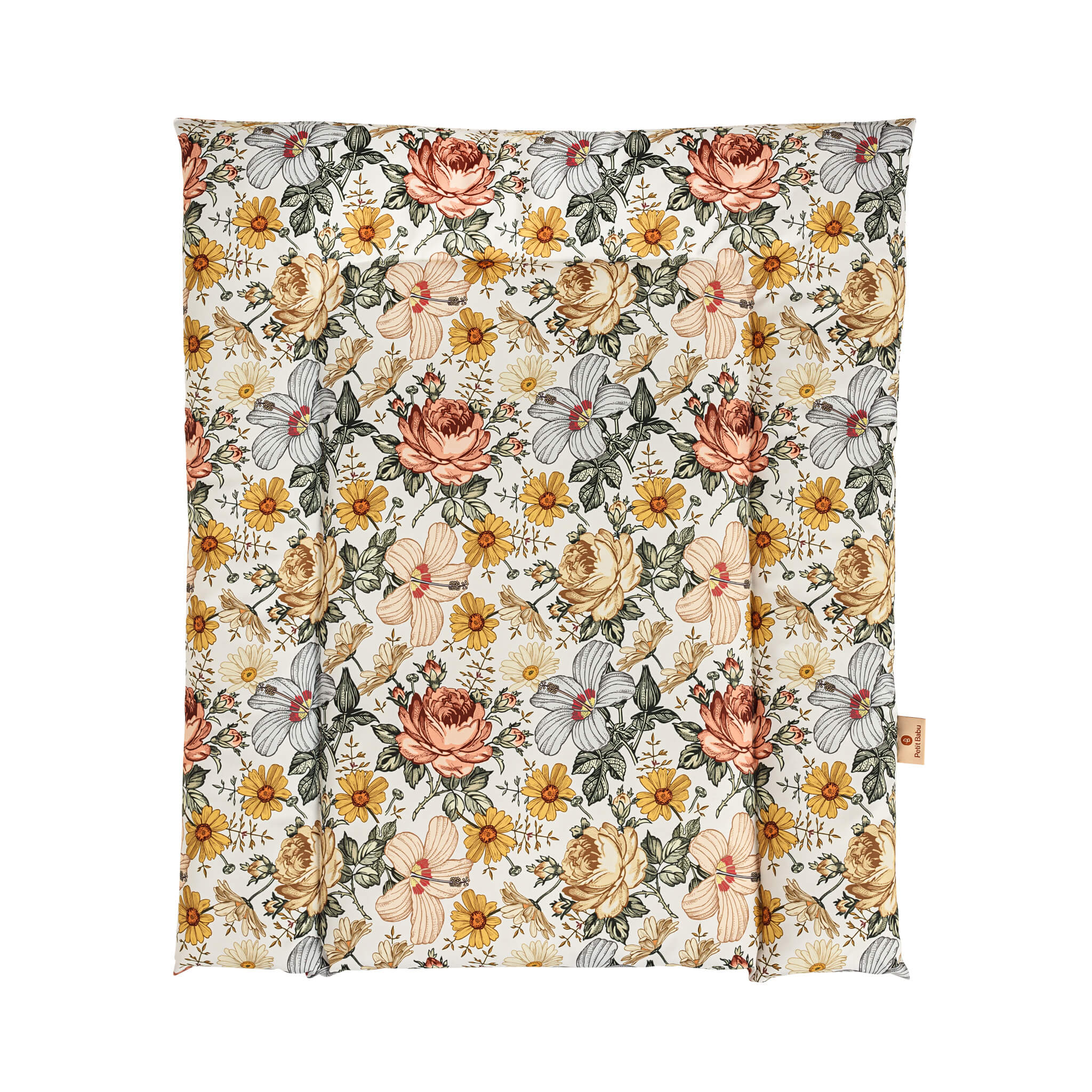 Wickelauflage abwaschbar  - Vintage Blumen