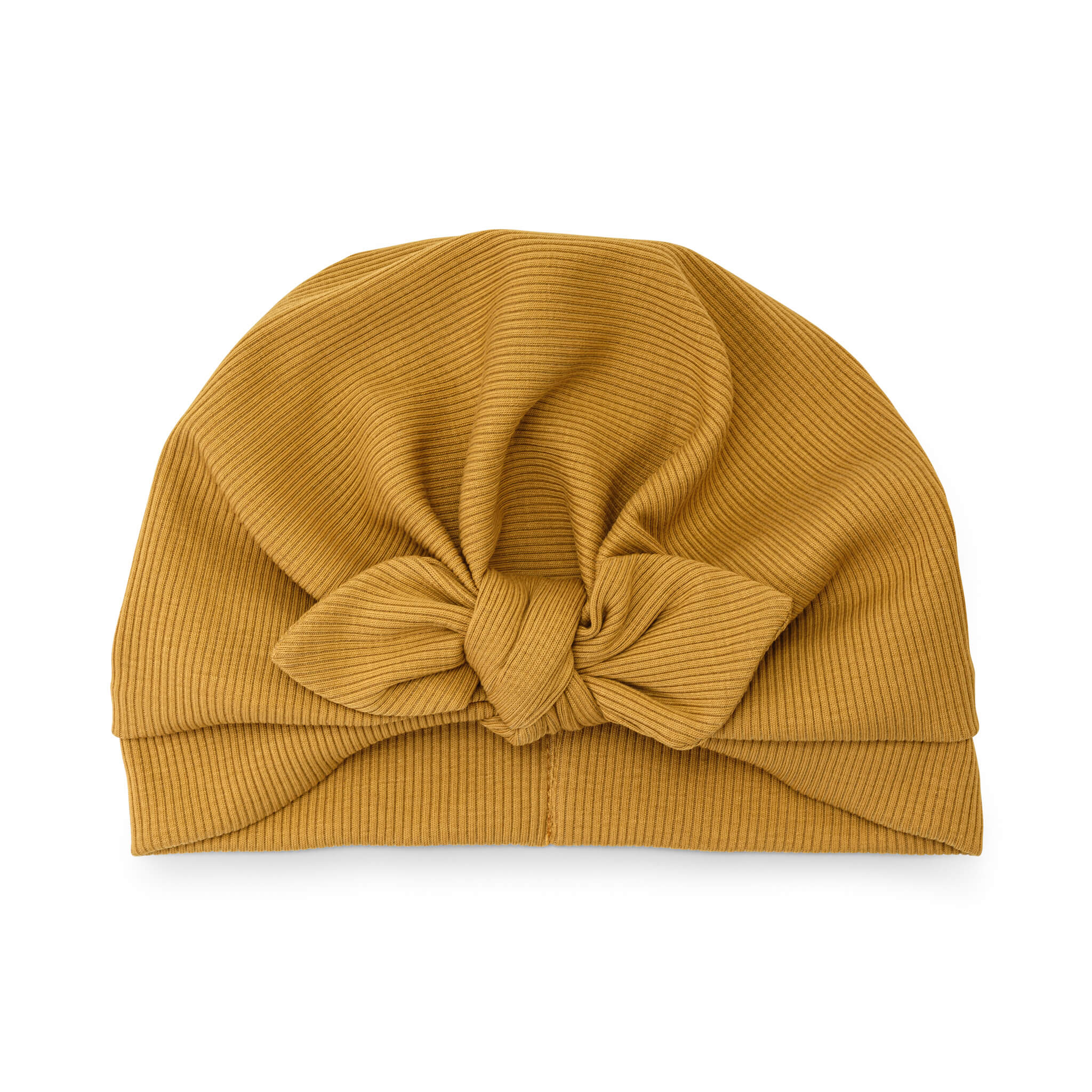 Turbanmütze - senfgelb