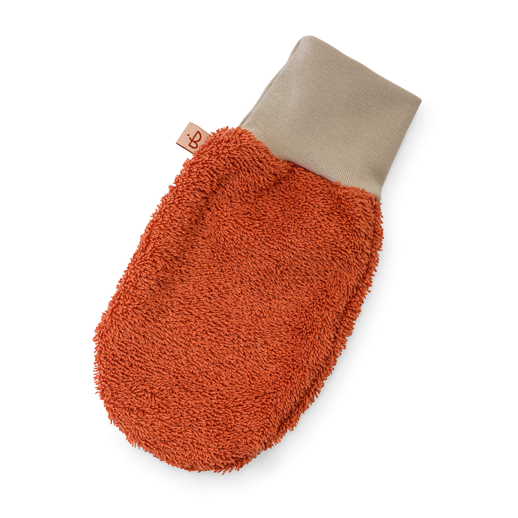 Waschhandschuh rot