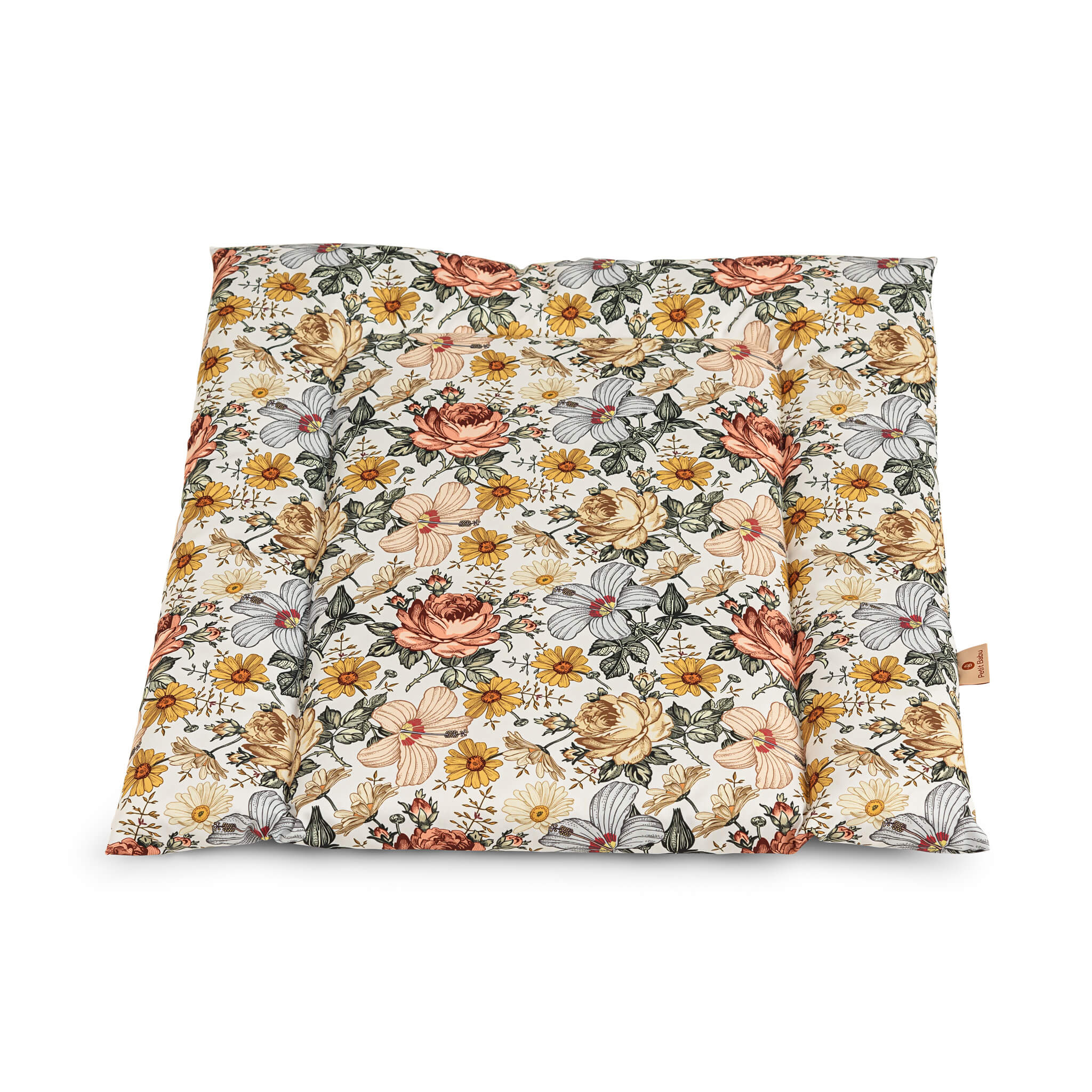 Wickelauflage abwaschbar  - Vintage Blumen