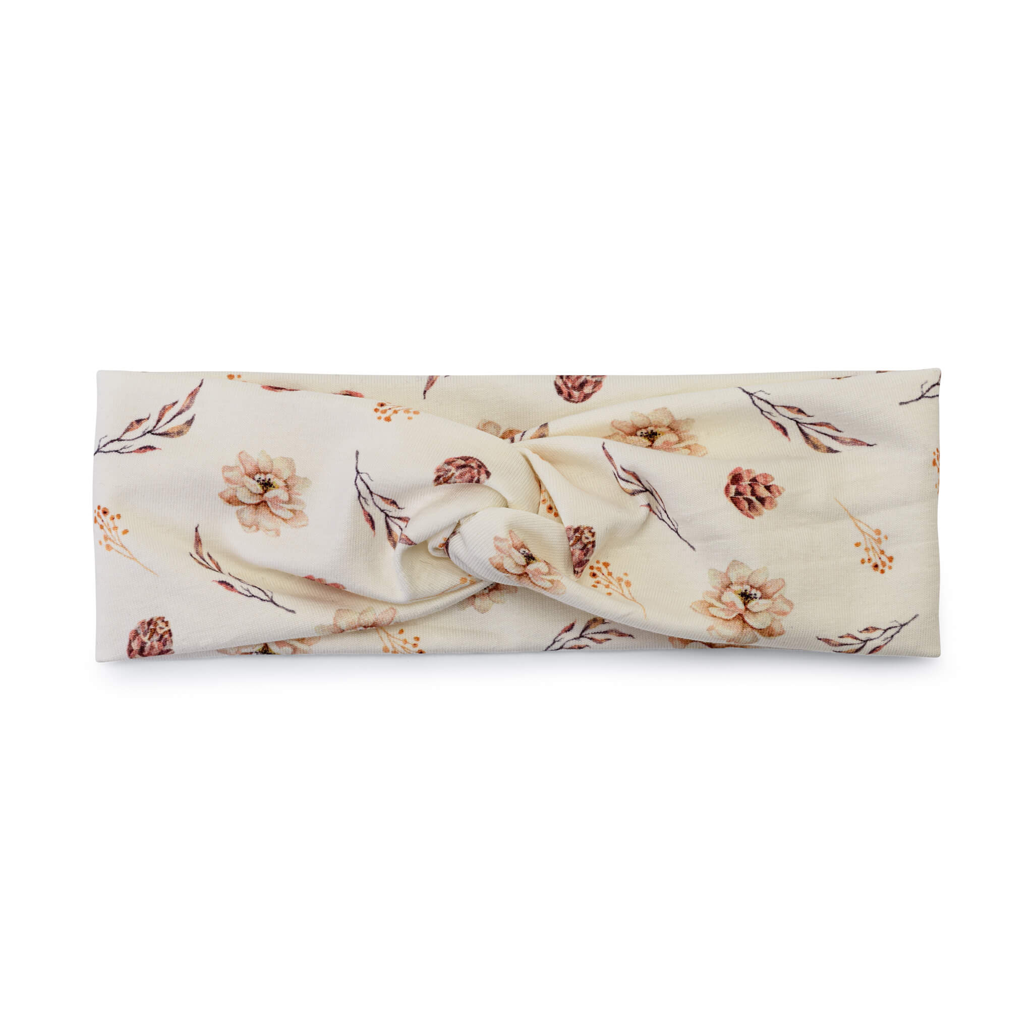 Stirnband 'Twisted' - Winter Blumen