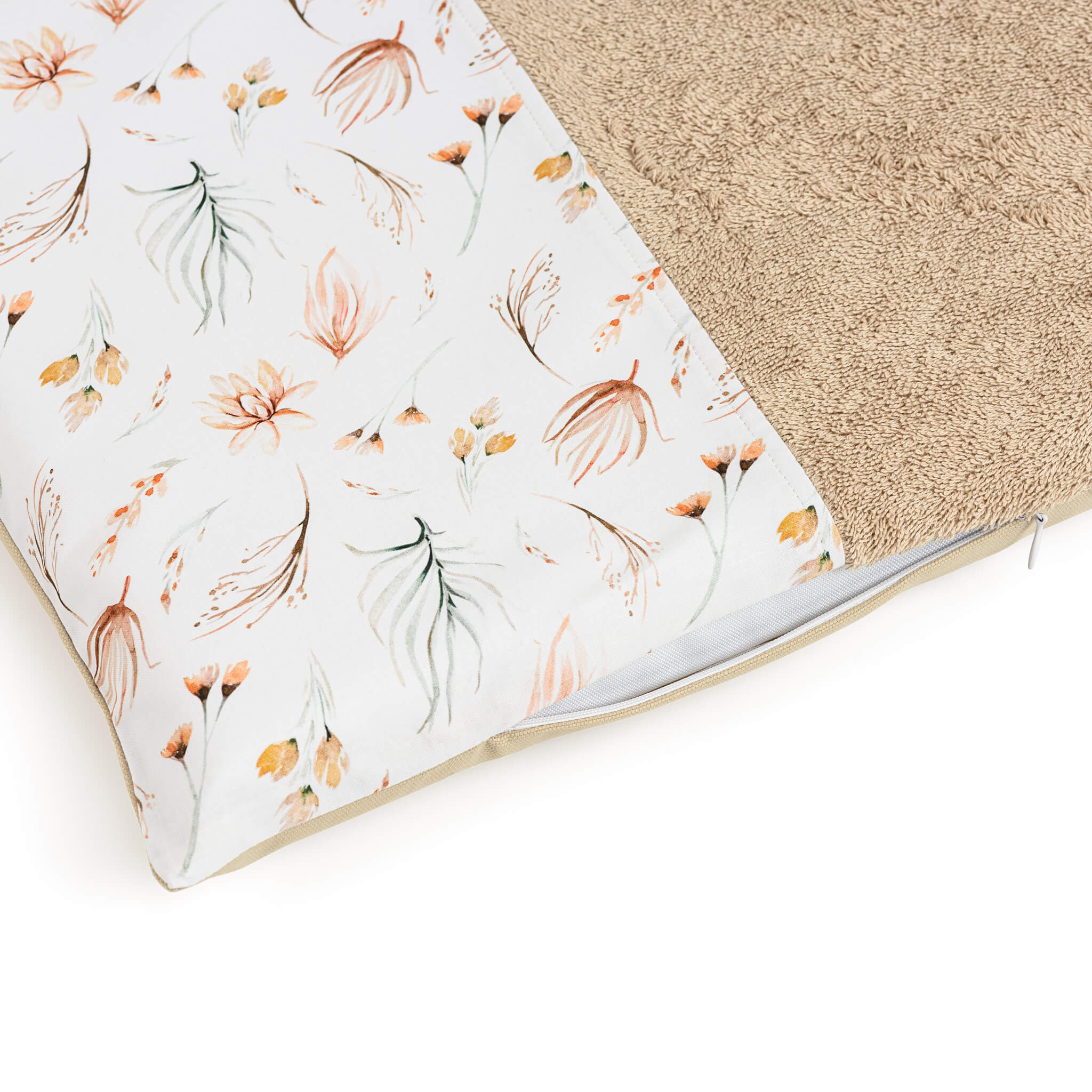 Wickelauflage mit Bezug - Wilde Blumen