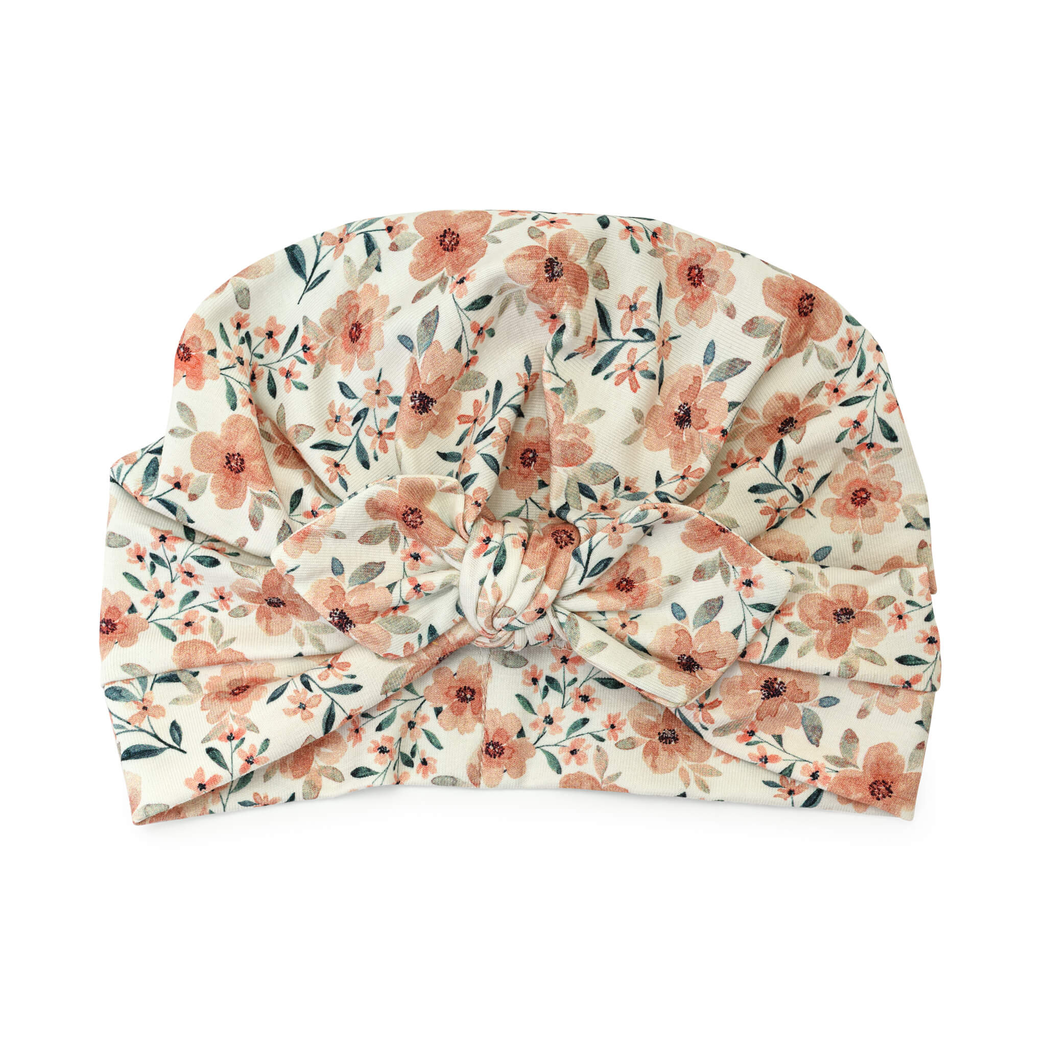 Turbanmütze - Frühlingsblumen