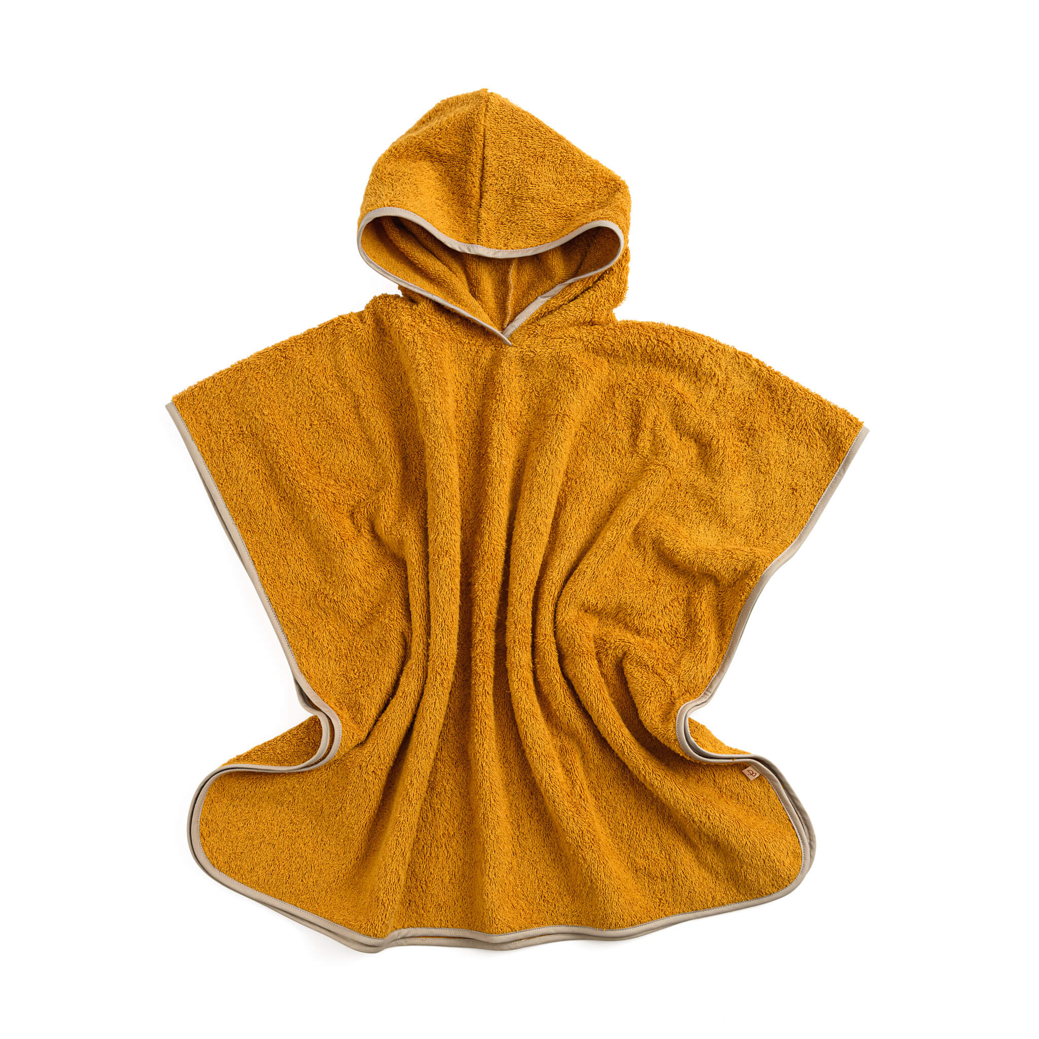 Badeponcho - senfgelb